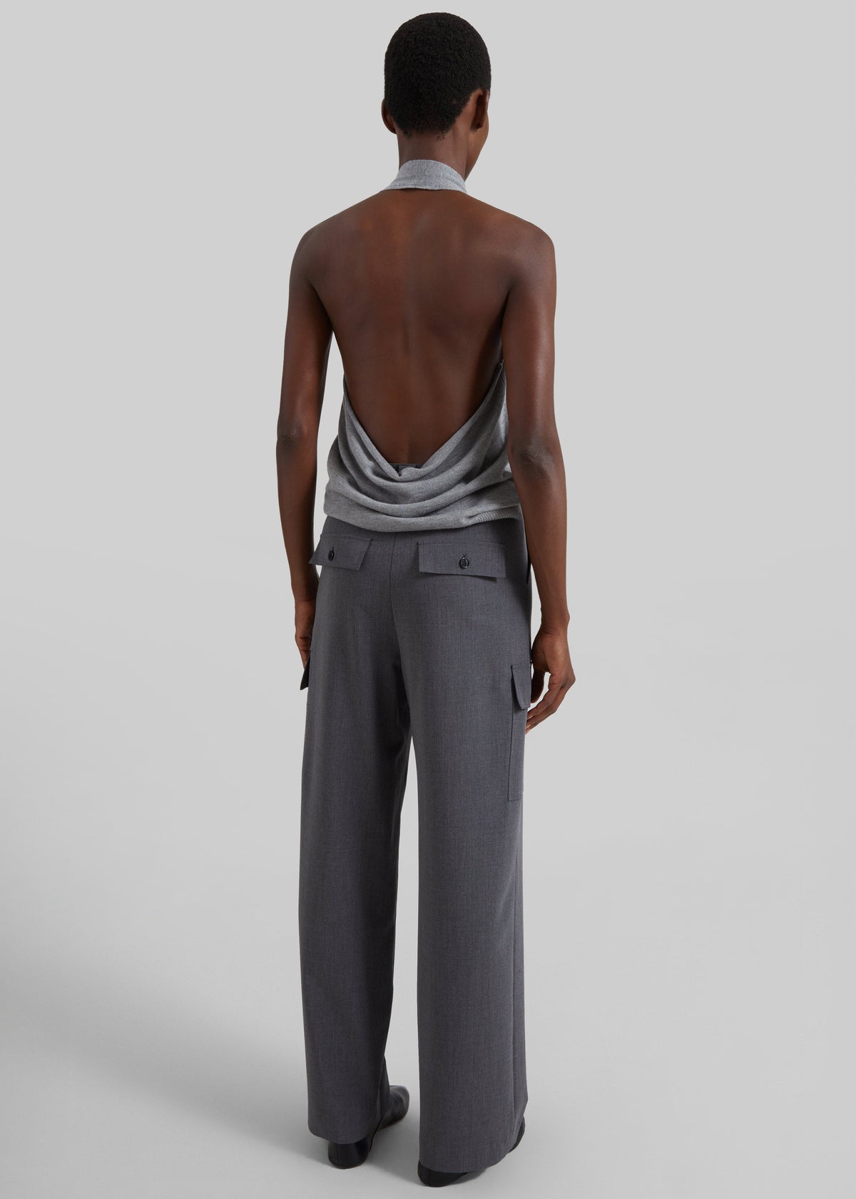 Holborn Cargo Pants - Grey Melange – view 7 of 8