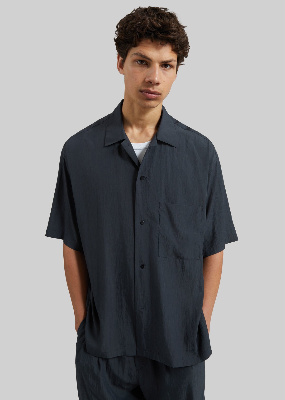 Holmen Short Sleeve Shirt - Charcoal – view 1 of 6