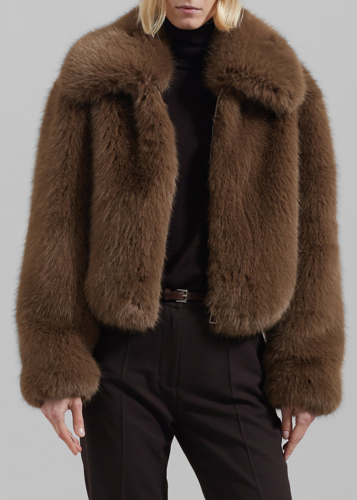 Hope Faux Fur Jacket - Camel – view 3 of 10