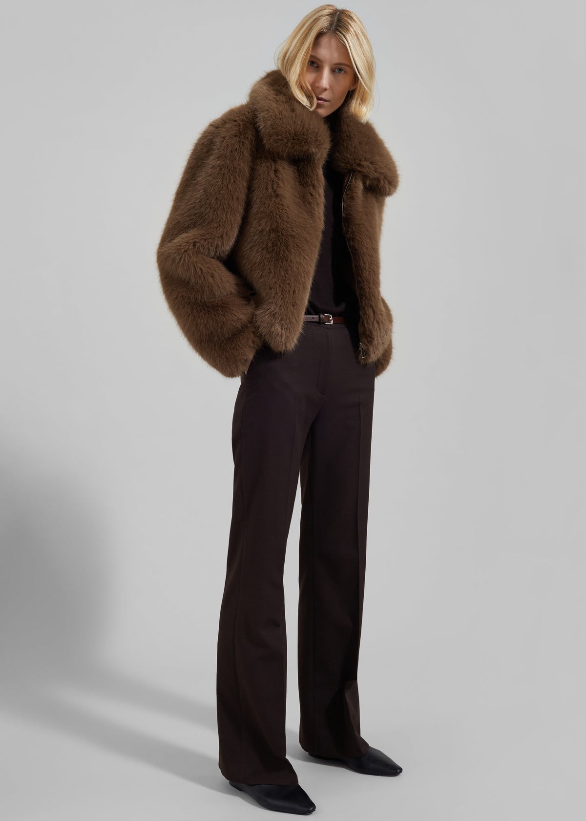 Hope Faux Fur Jacket - Camel – view 5 of 10