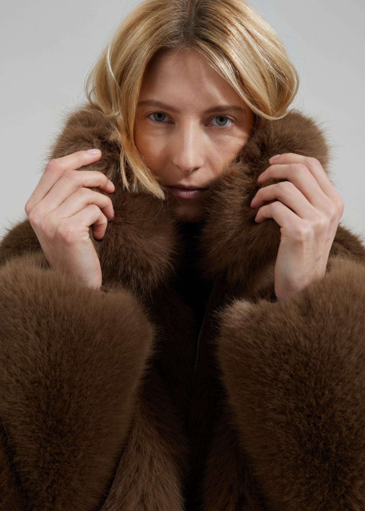 Hope Faux Fur Jacket - Camel – view 6 of 10