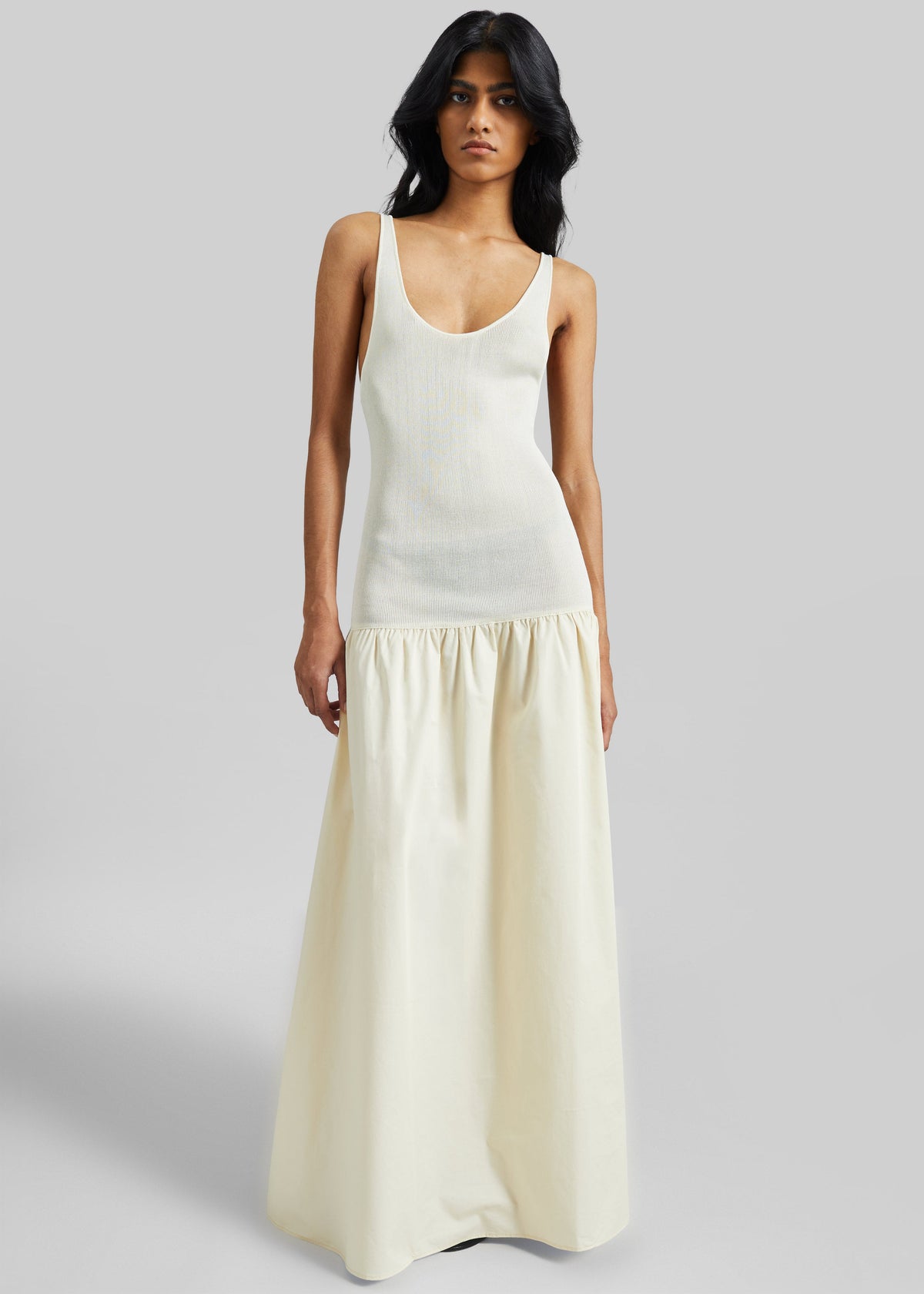 Iliya Drop Waist Maxi Dress - Cream – view 1 of 7