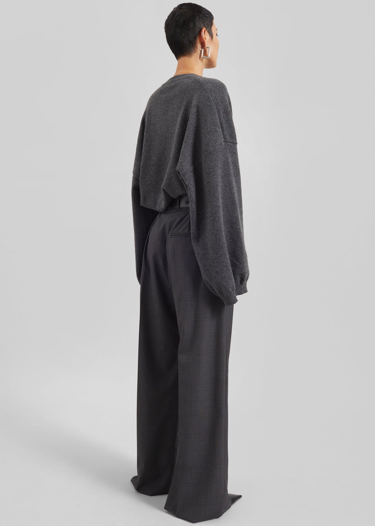 Ilston V-Neck Sweater - Grey – view 9 of 10