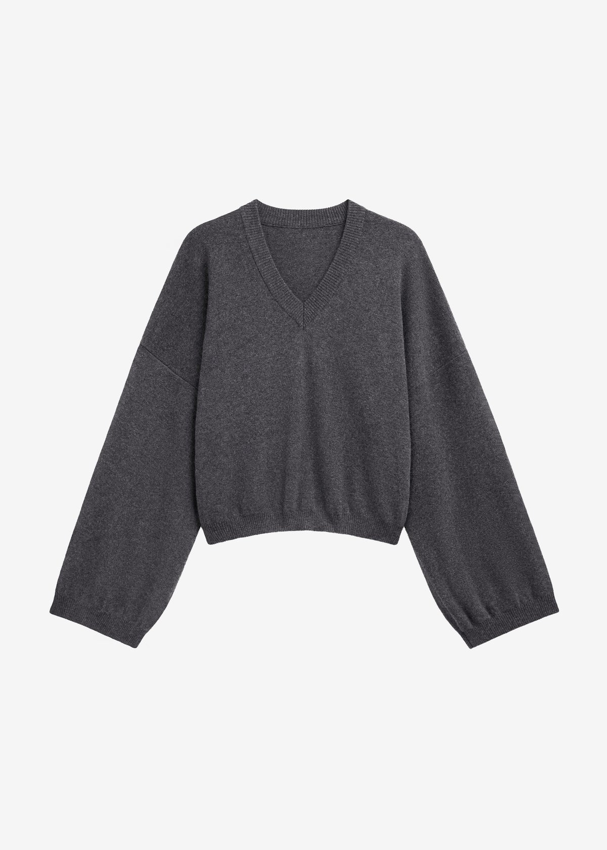 Ilston V-Neck Sweater - Grey – view 10 of 10