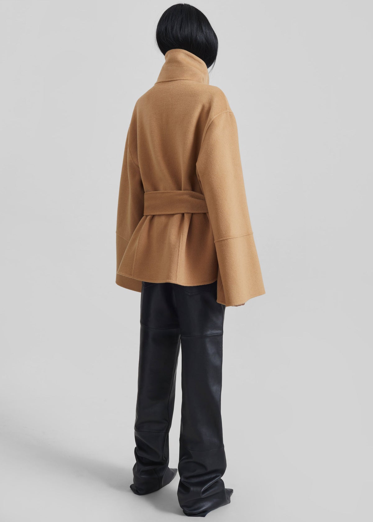 Imphal Belted Wool Jacket - Camel – view 10 of 11