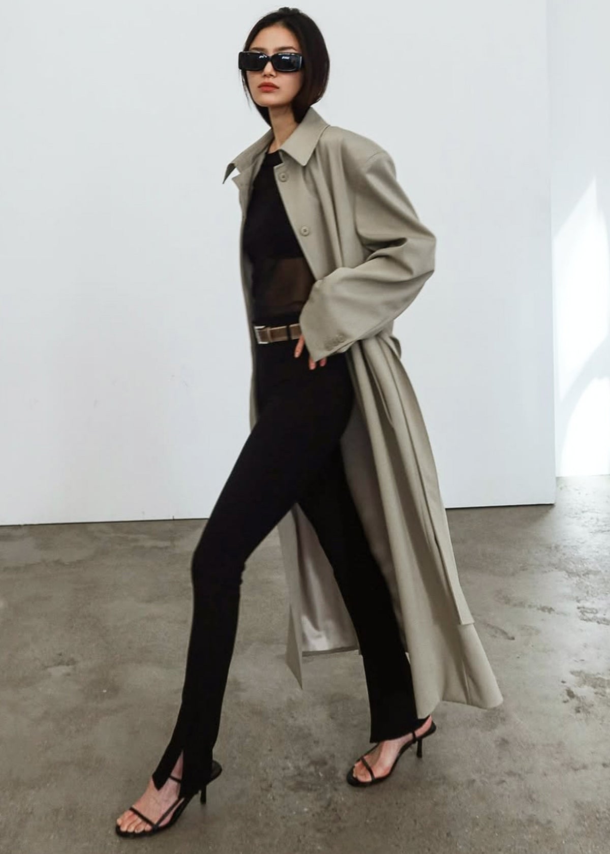 Indore Long Coat - Beige – view 1 of 10