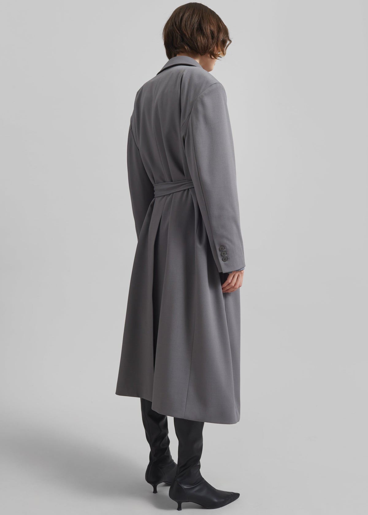 Indore Long Coat - Grey – view 8 of 9