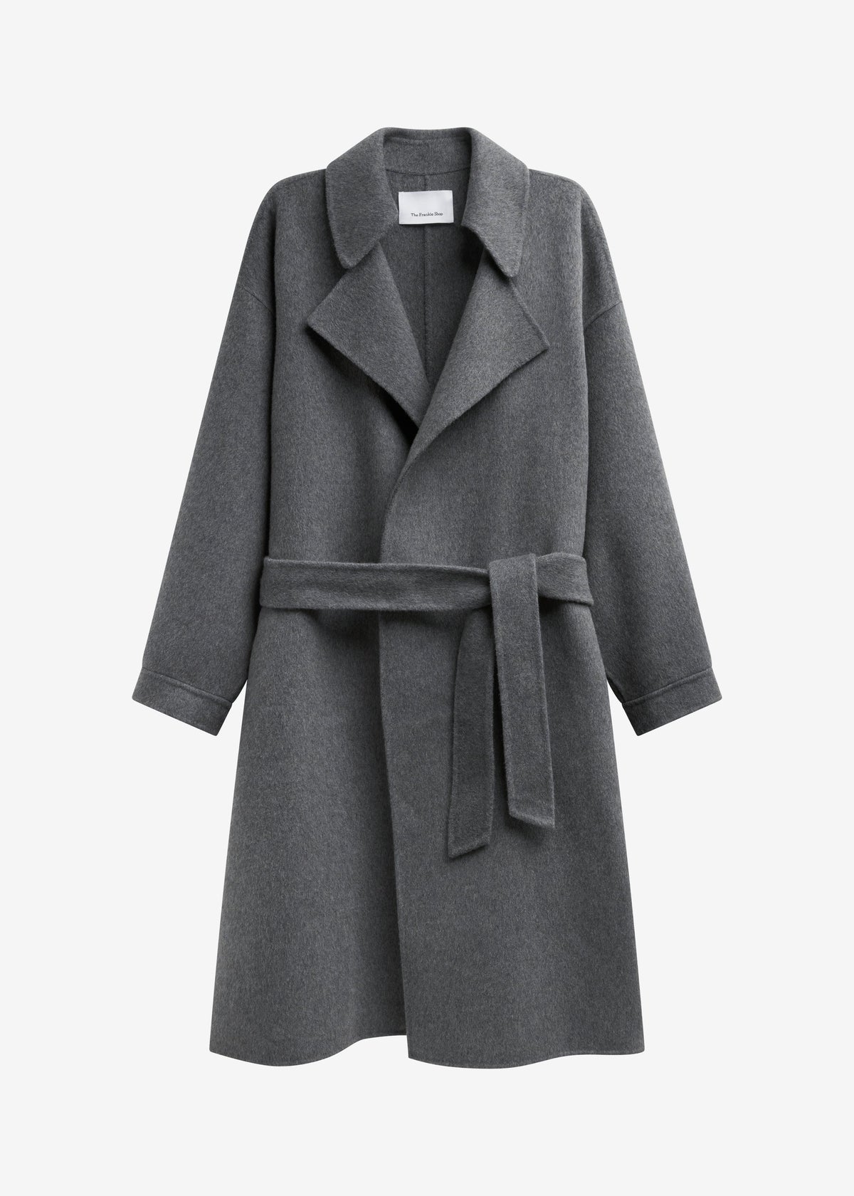 Issen Wool Trench Coat - Grey – view 7 of 7