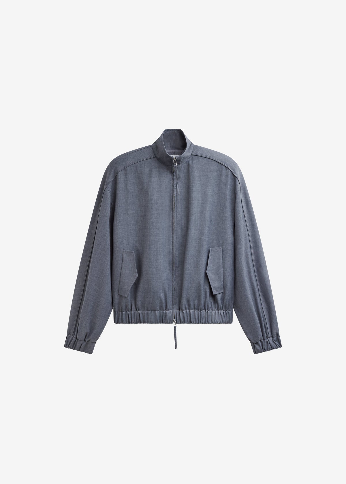 Jalen High Neck Jacket - Grey Melange – view 9 of 9