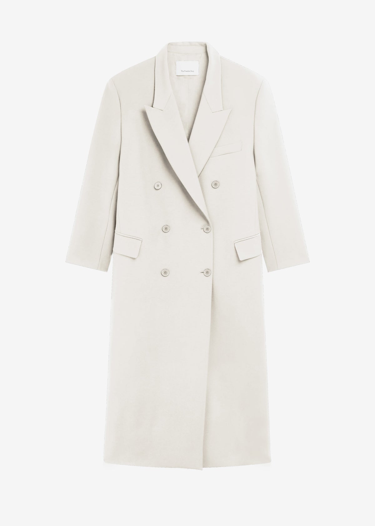 Jane Long Coat - White – view 10 of 10