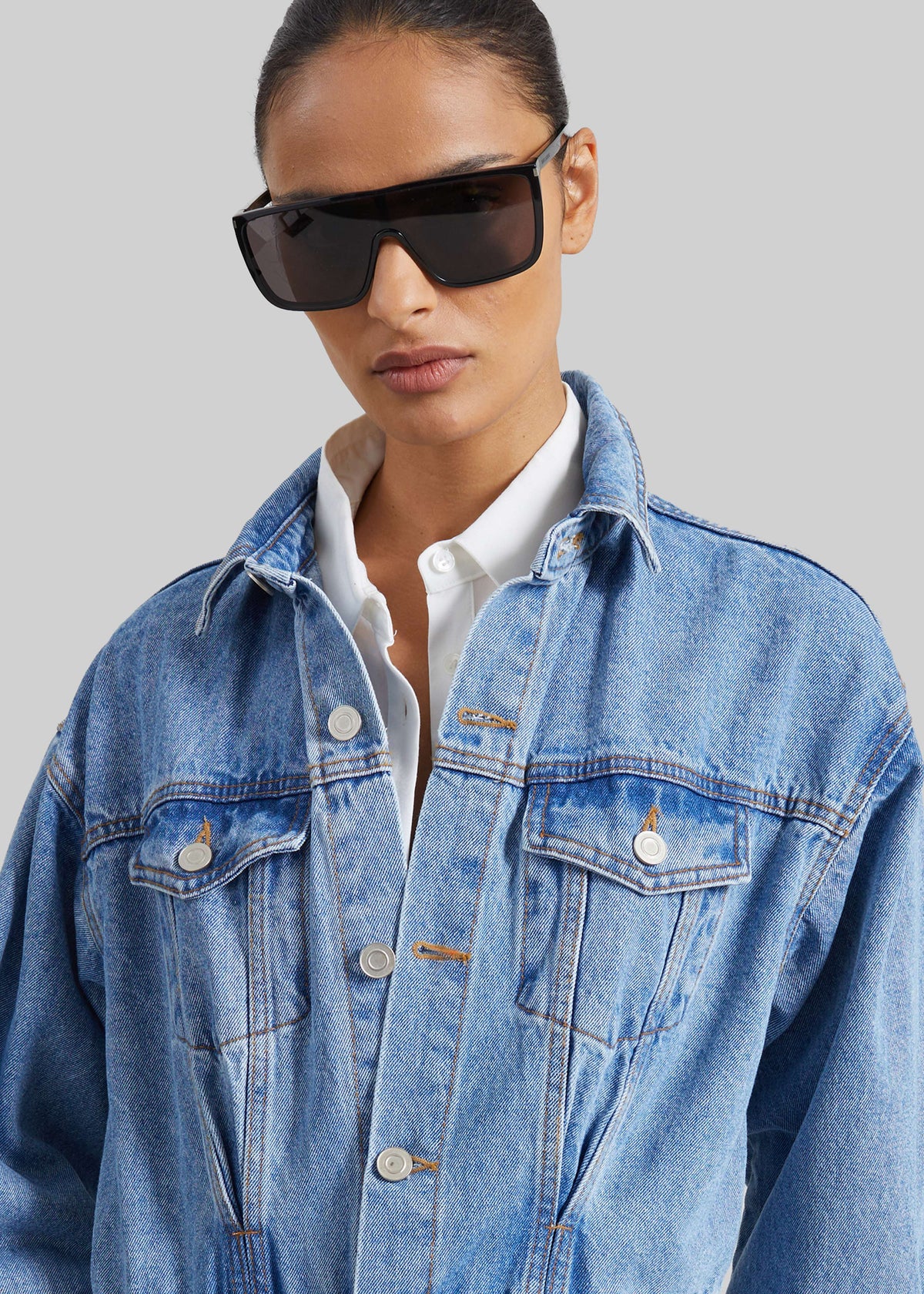 Jas Denim Jumpsuit - Dark Indigo – view 5 of 7