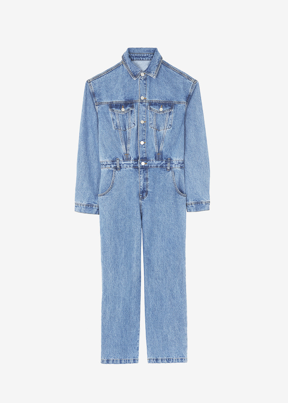 Jas Denim Jumpsuit - Dark Indigo – view 7 of 7