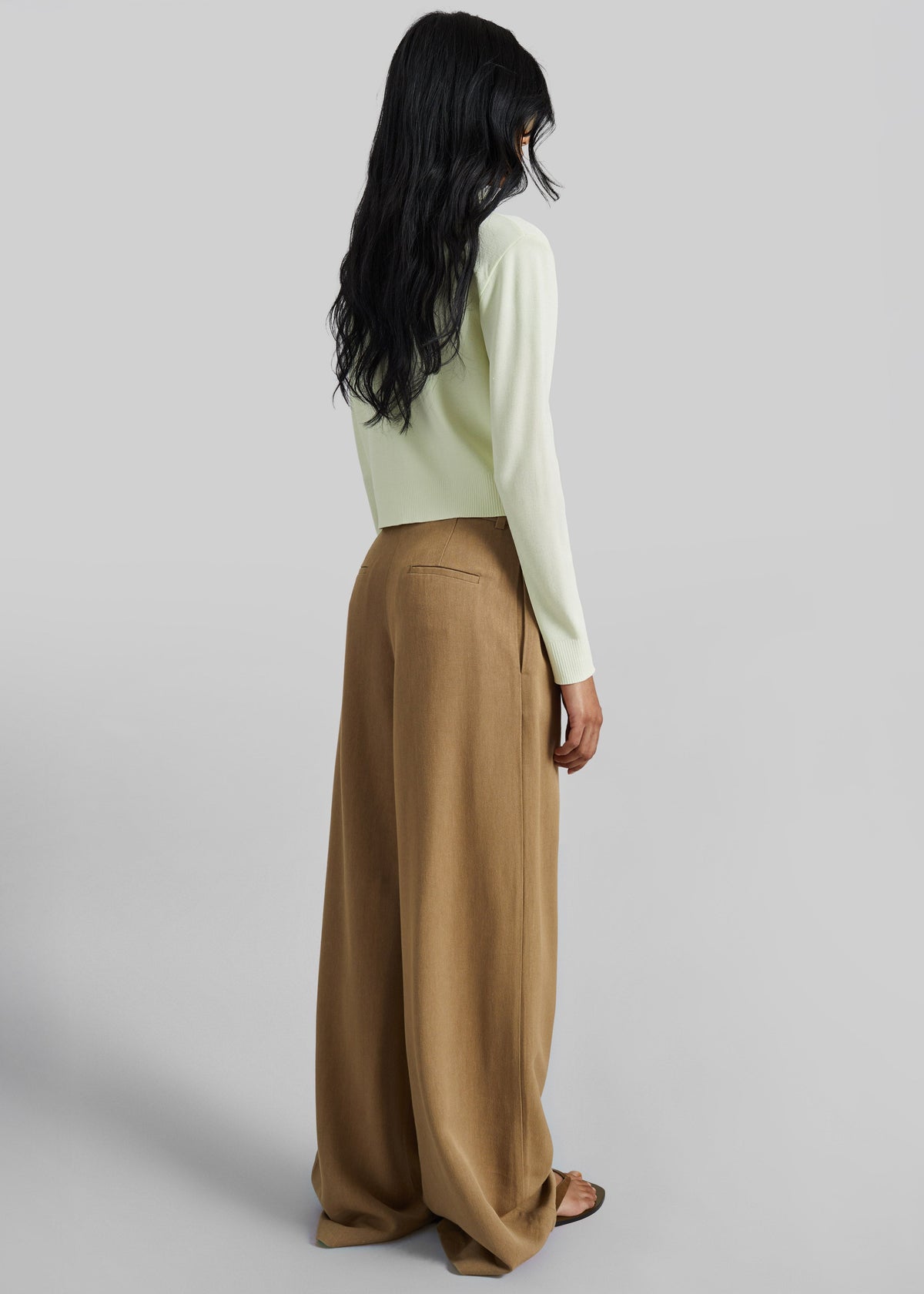Juilly Knit Zip Cardigan - Pale Yellow – view 5 of 6