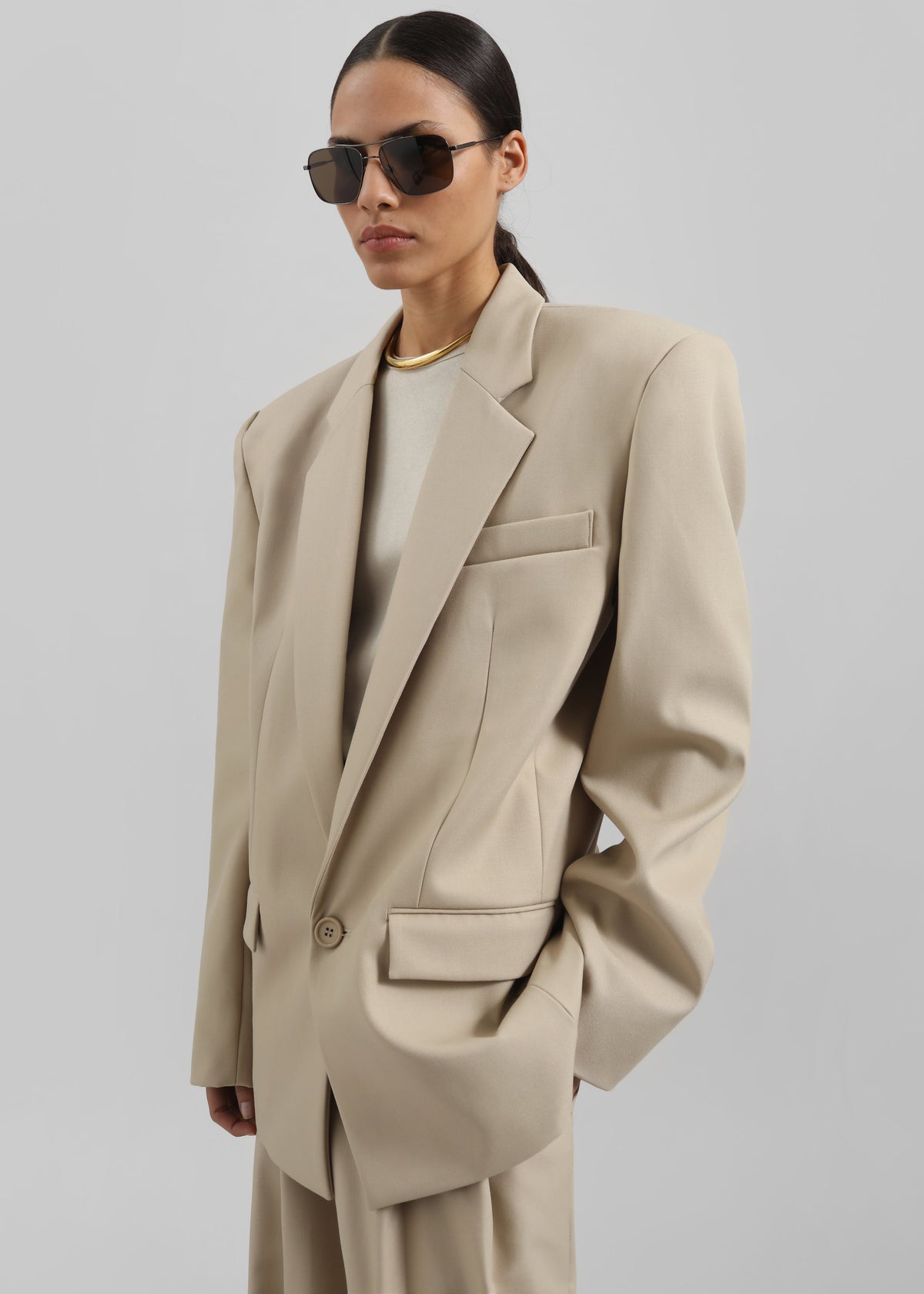Jun Blazer - Beige – view 1 of 7