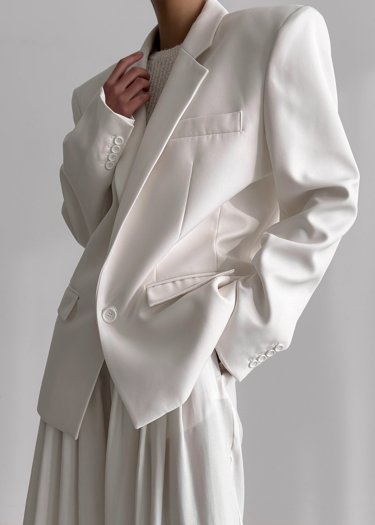 Jun Blazer - White – view 2 of 11