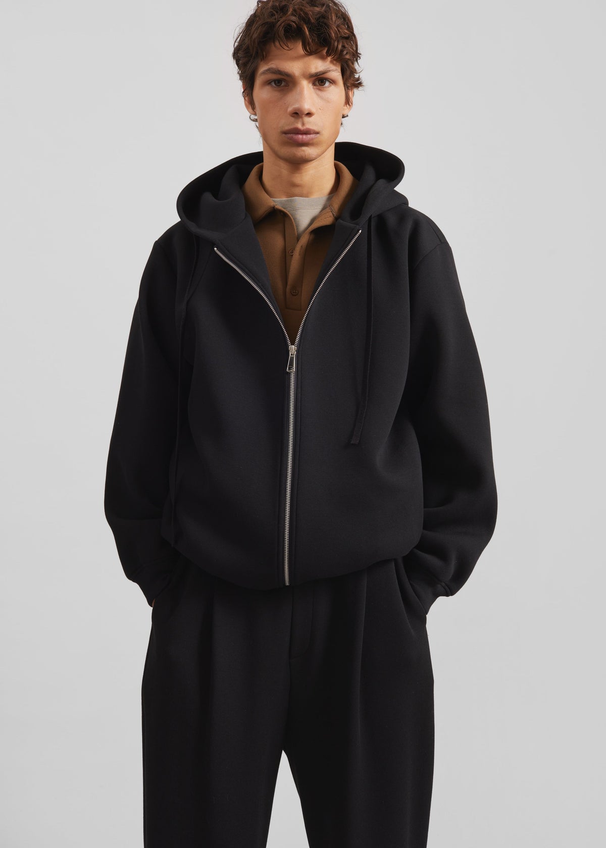 Kallmyr Zip-Up Hoodie - Black – view 2 of 8