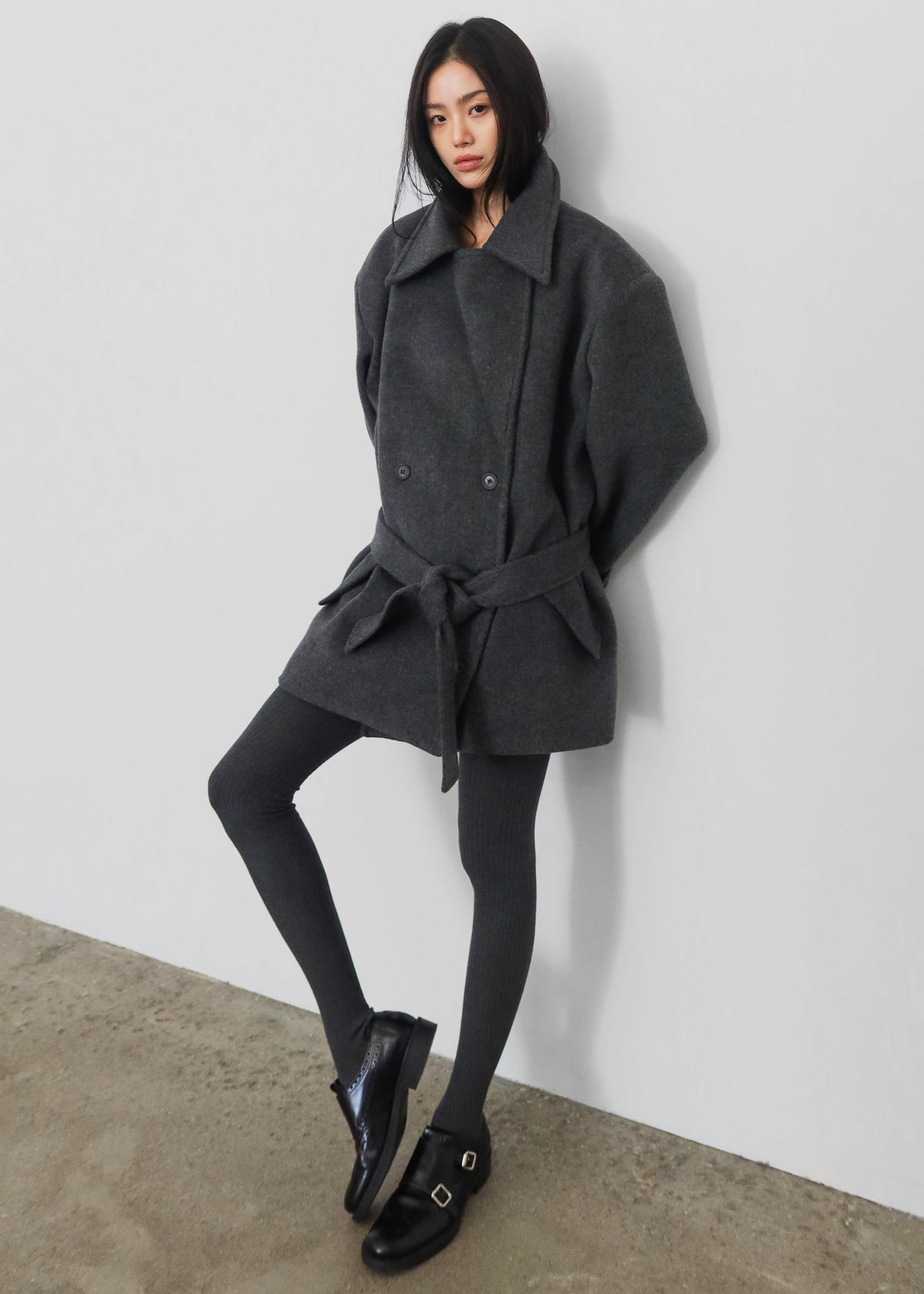 Kalmar Wool Peacoat - Grey – view 1 of 6