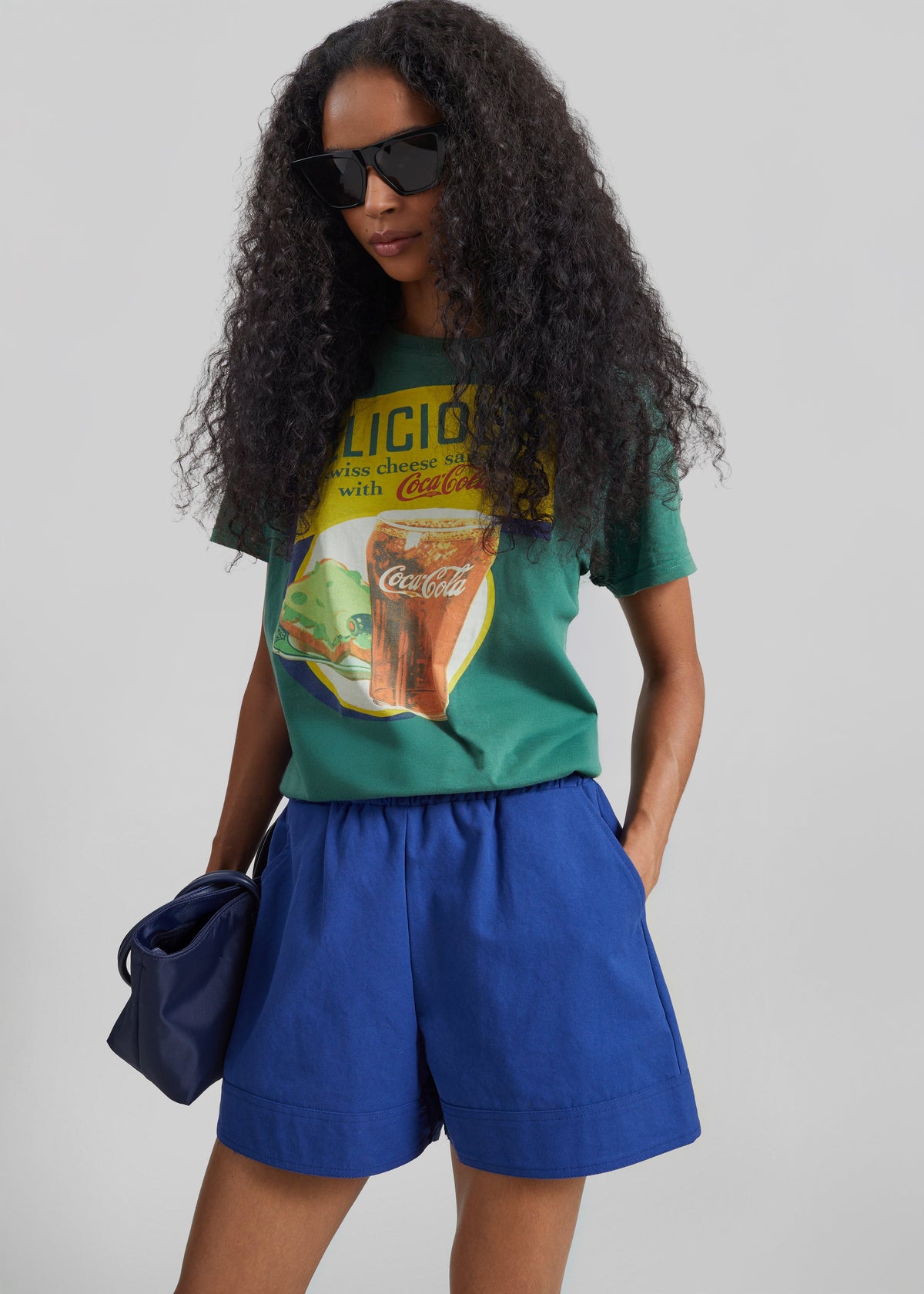 Kampala Cotton Shorts - Cobalt – view 2 of 6
