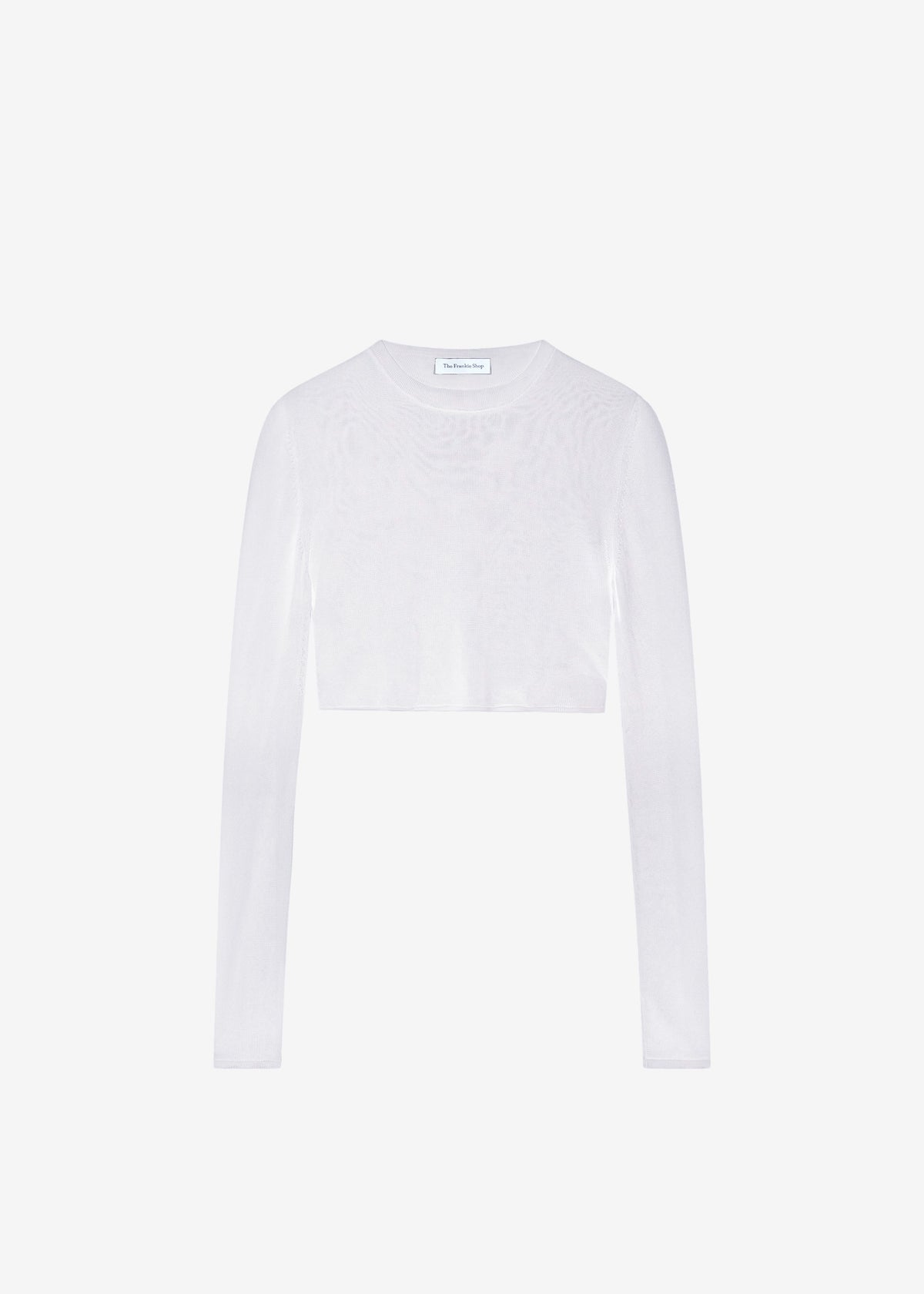 Kazel Cropped Thin Knit Top - White – view 11 of 11