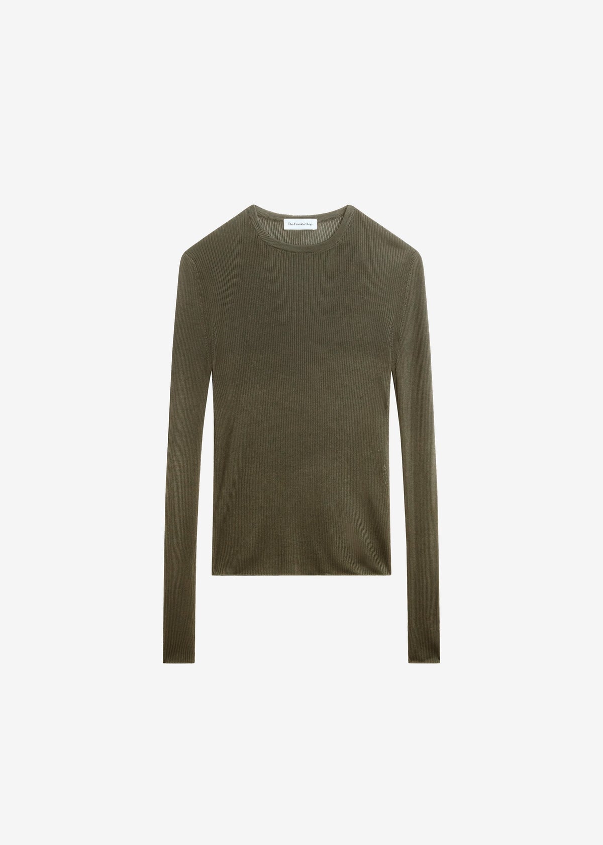 Kazel Thin Knit Top - Khaki – view 11 of 11