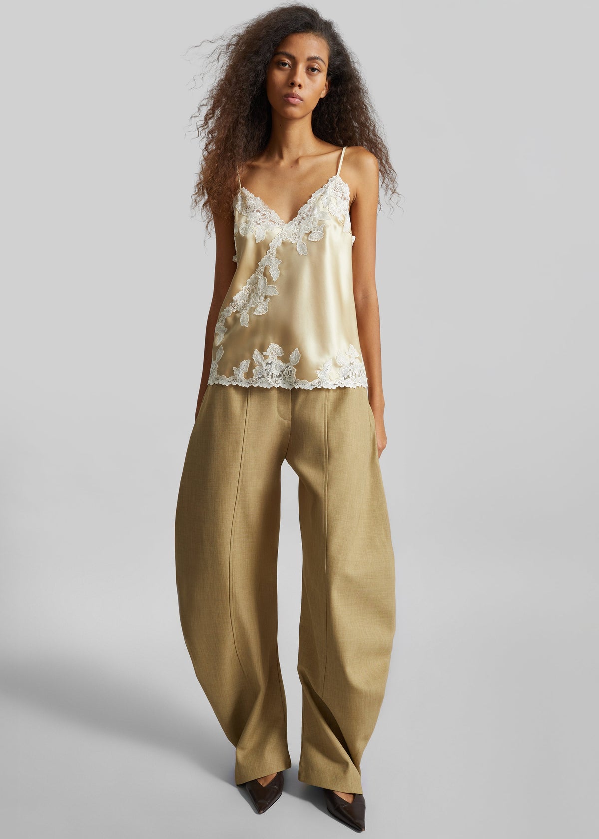 Keasden Barrel Leg Trousers - Camel – view 6 of 10