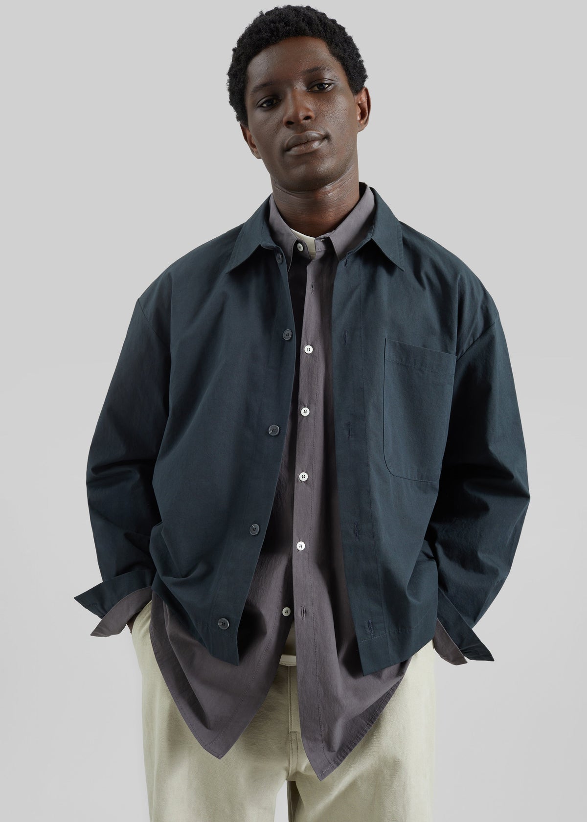 Keith Overshirt - Deep Teal – view 2 of 7