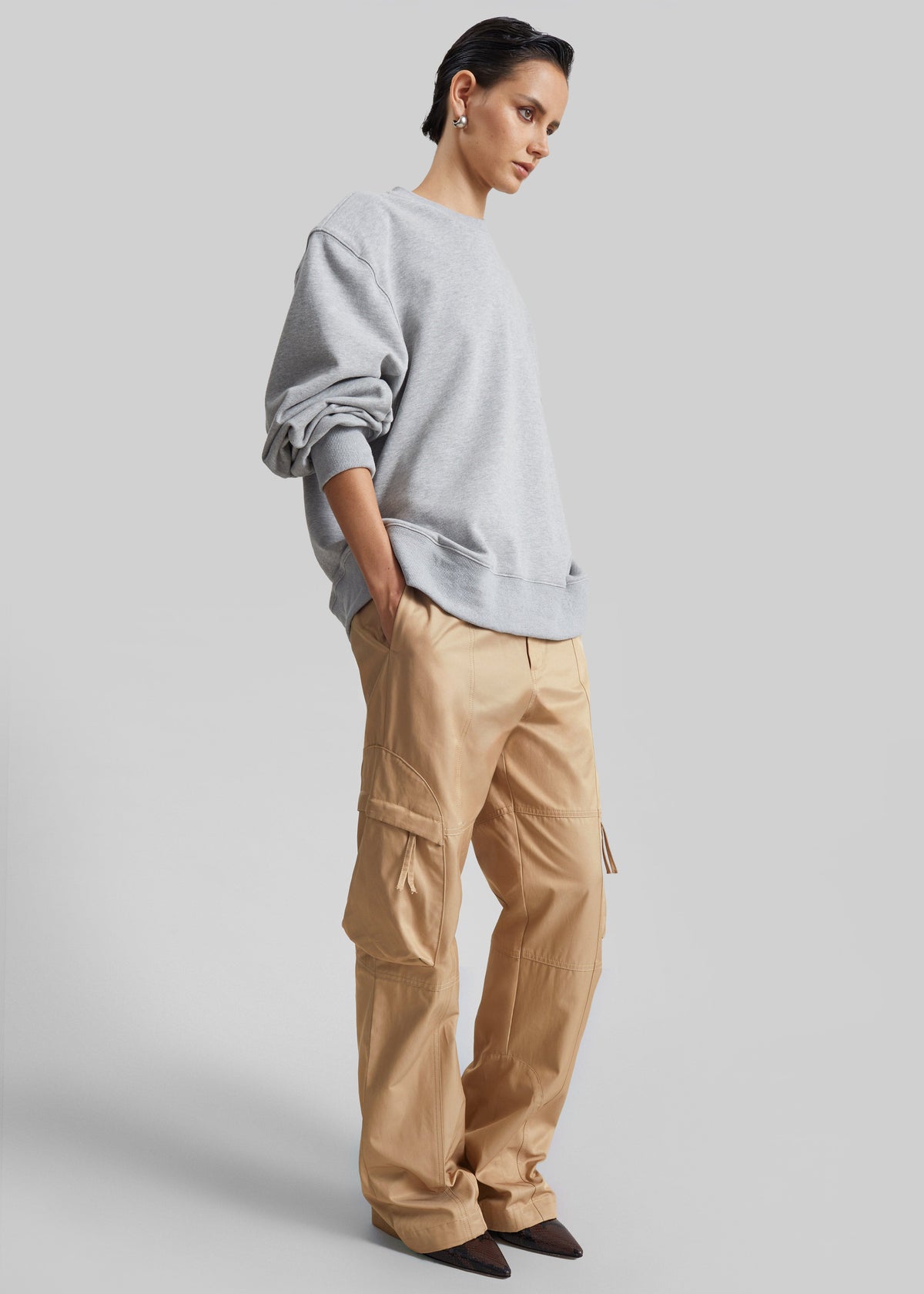 Kelly Cotton Cargo Pants - Camel – view 2 of 9