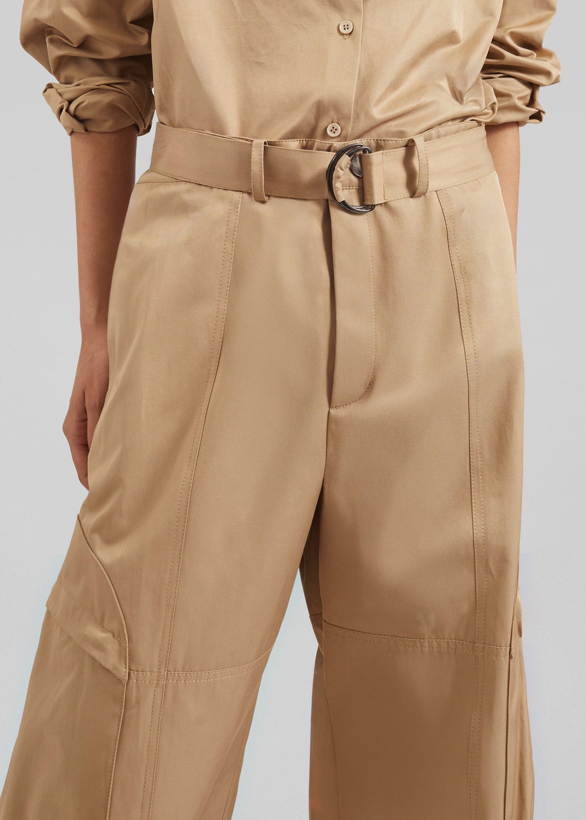Kelly Cotton Cargo Pants - Camel – view 4 of 9