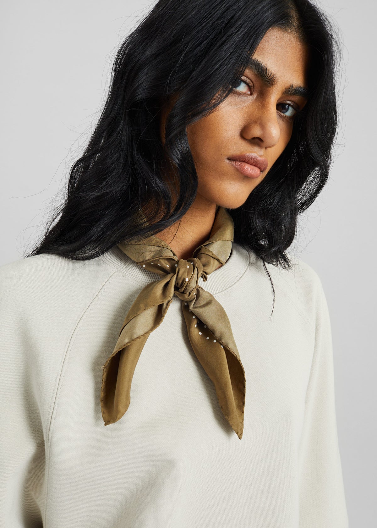 Kenitra Balloon Sleeve Sweatshirt - Beige – view 3 of 7