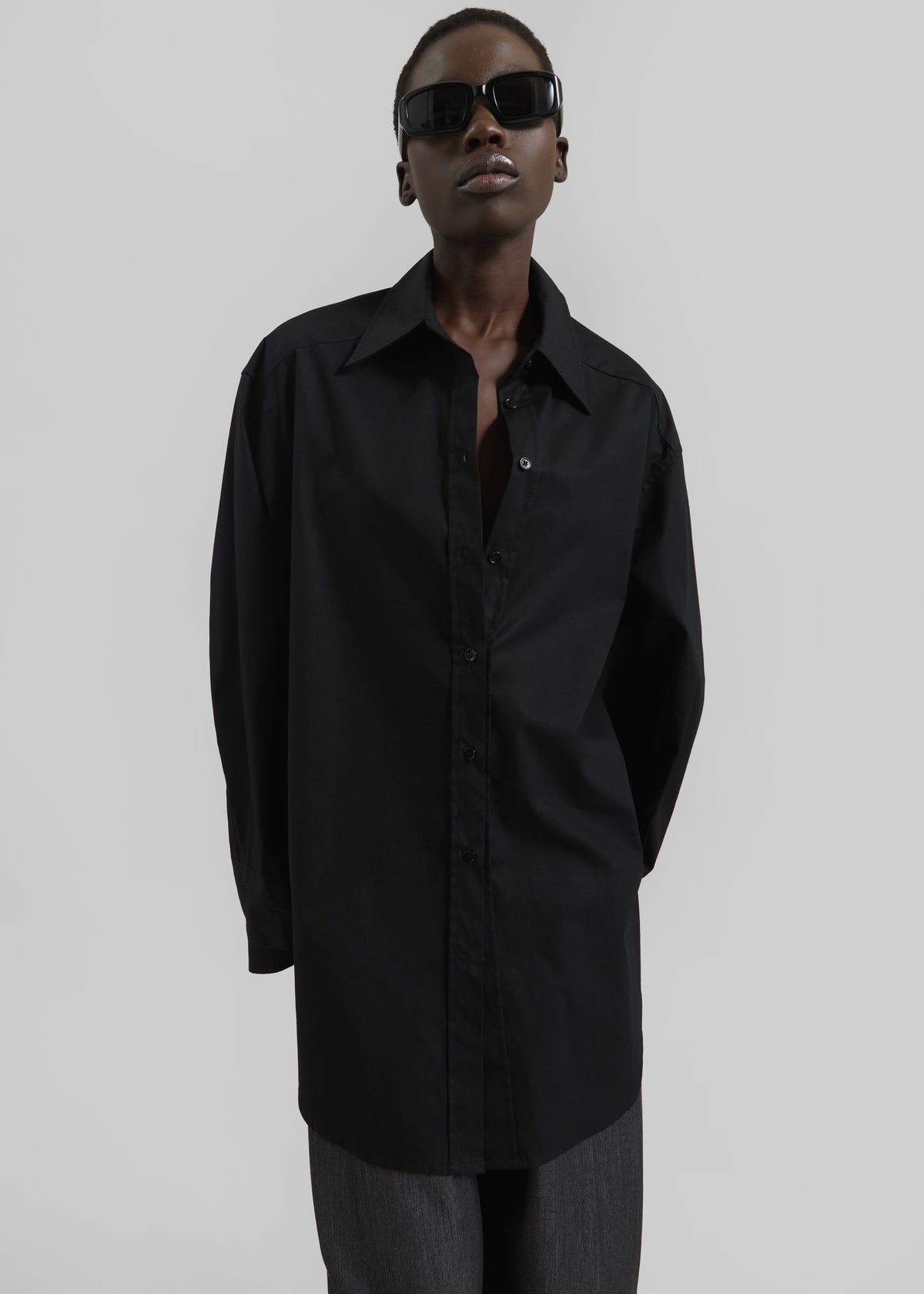 Kent Button Up Shirt - Black – view 5 of 7