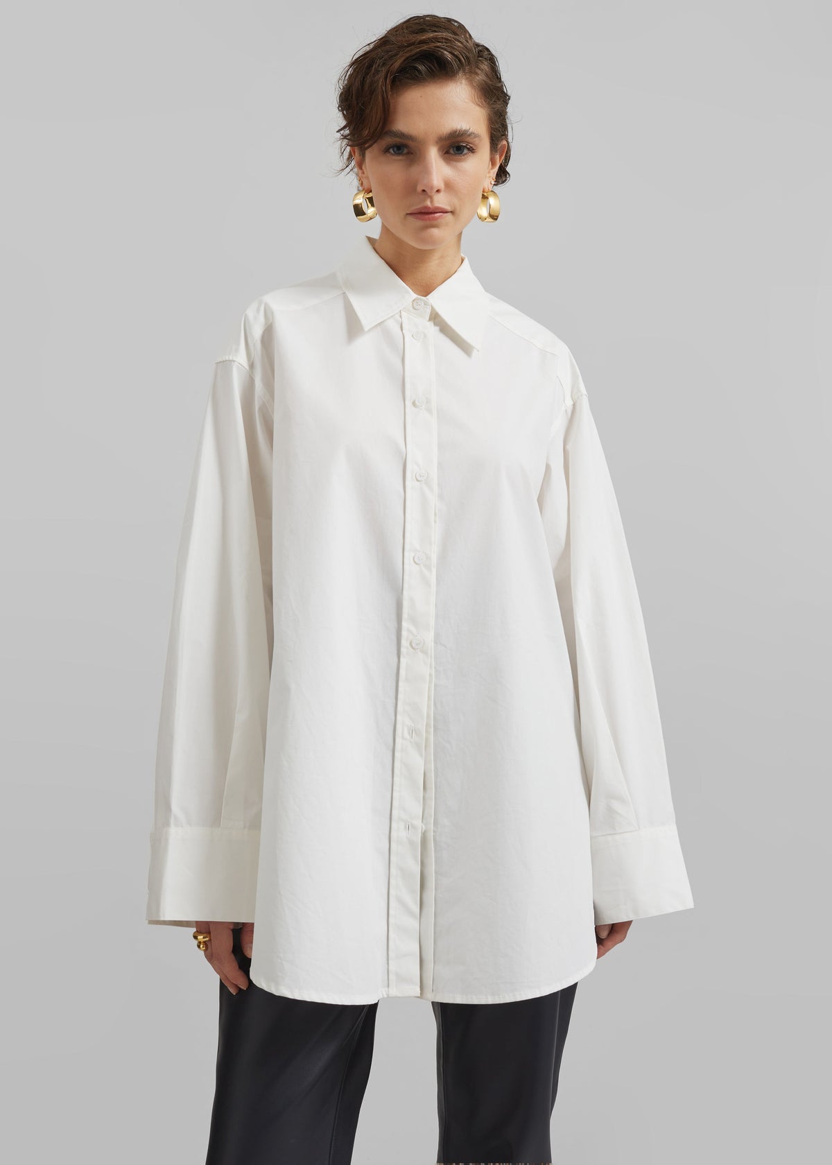 Kent Button Up Shirt - White – view 5 of 8