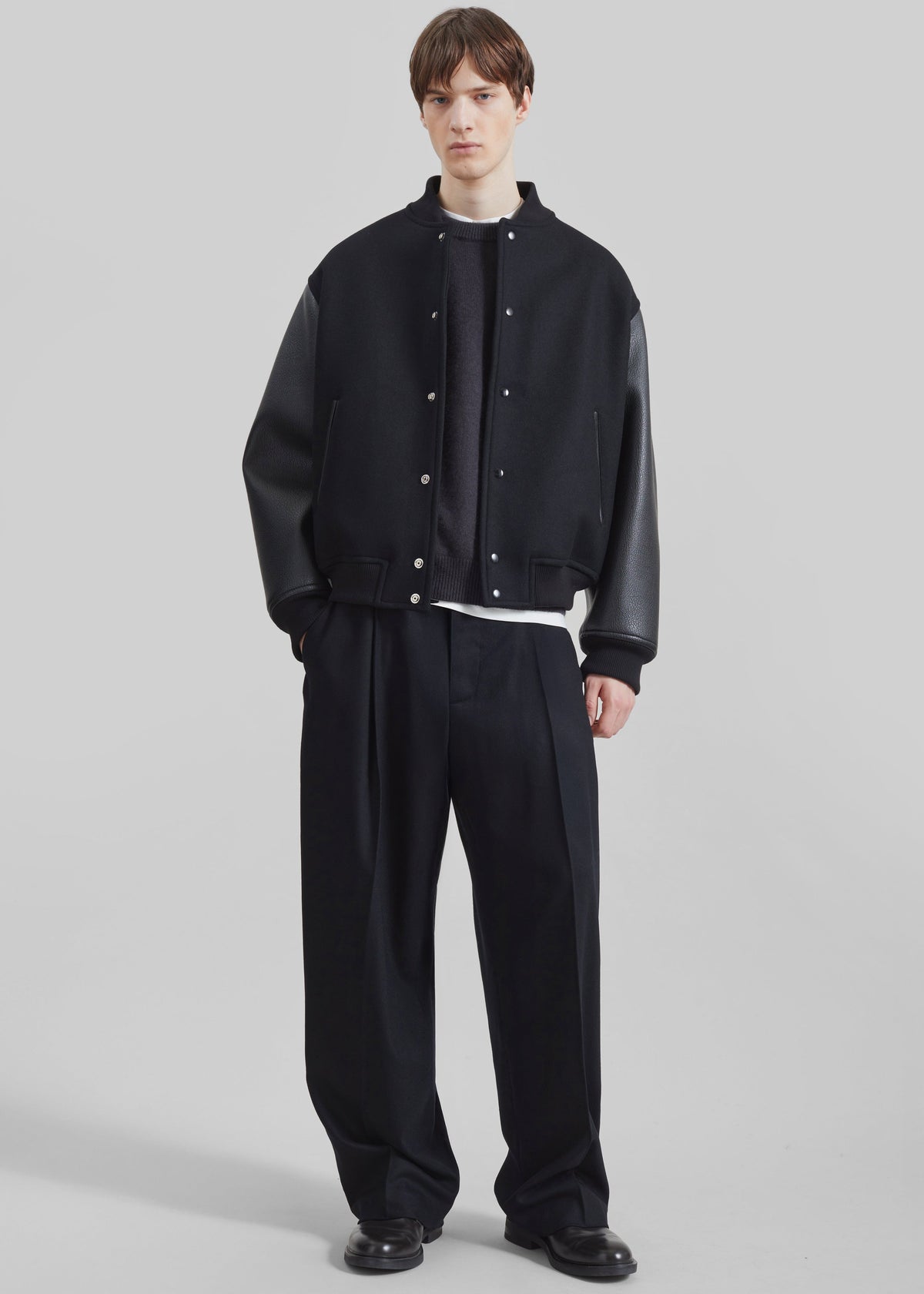 Kerava Oversized Bomber Jacket - Black – view 7 of 9