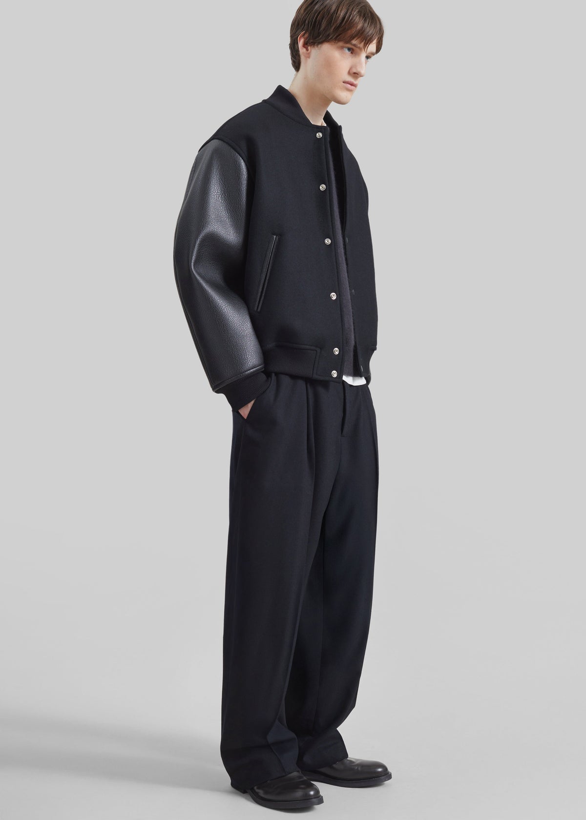 Kerava Oversized Bomber Jacket - Black – view 5 of 9