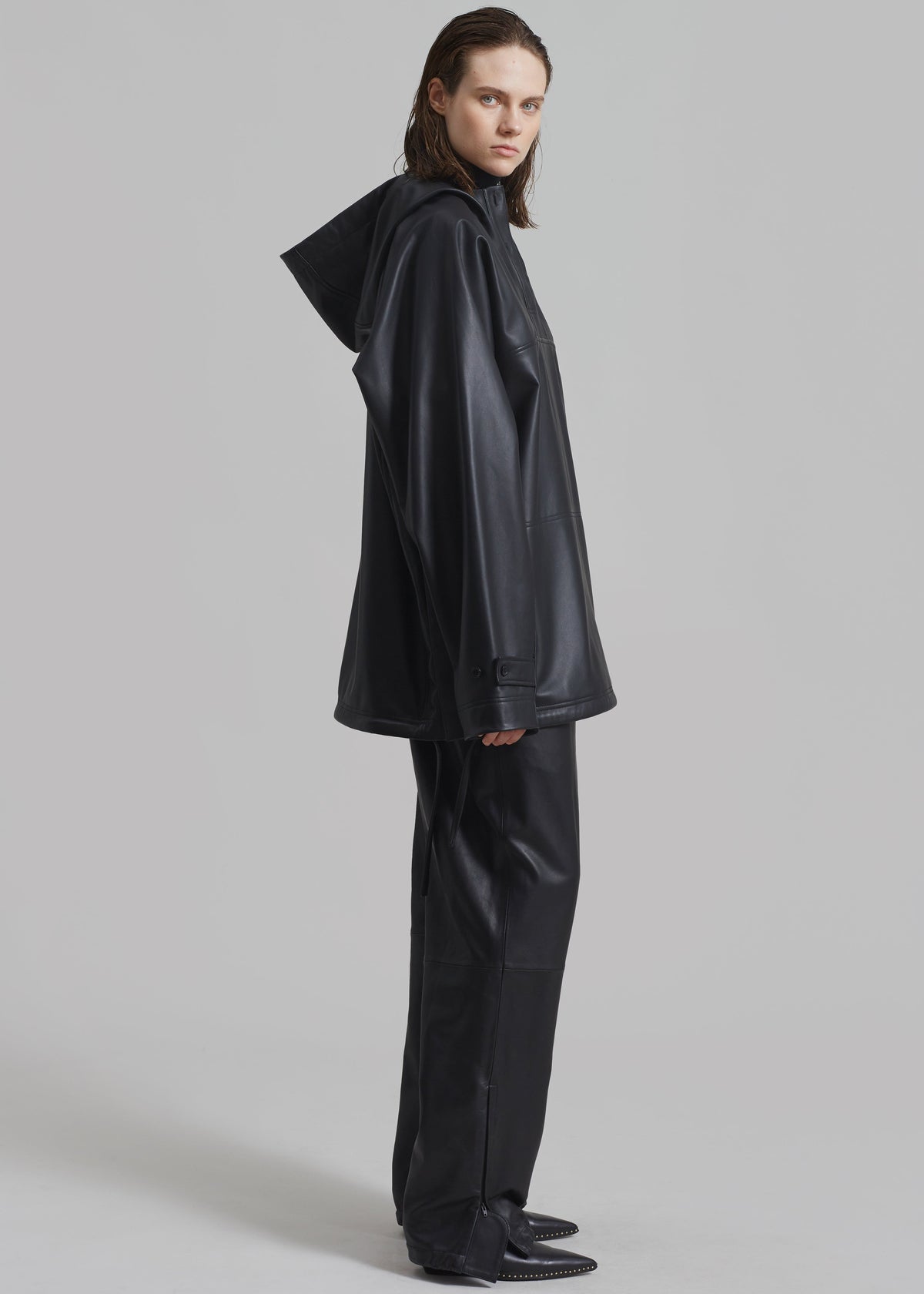 Kevin Leather Trousers - Black – view 2 of 14