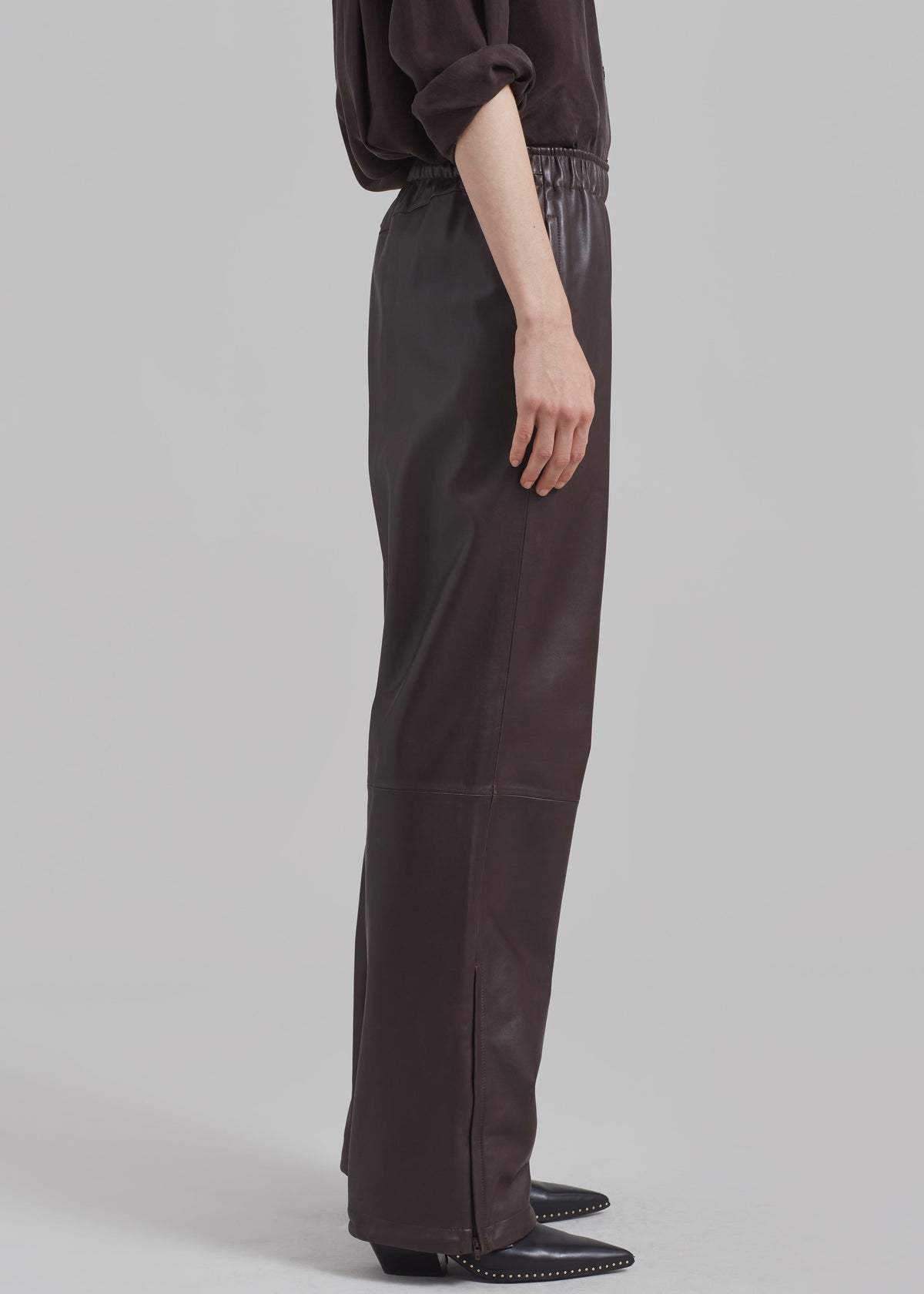 Kevin Leather Trousers - Brown – view 7 of 18