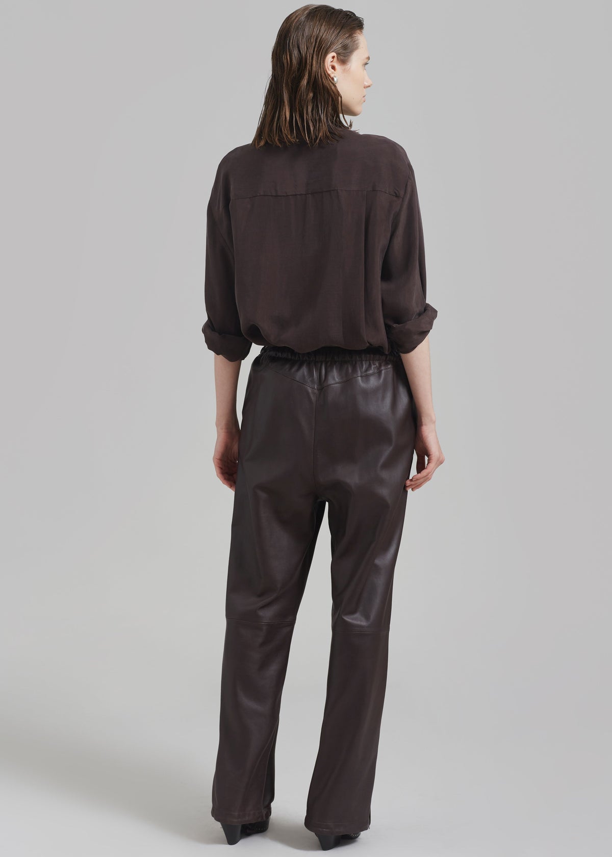 Kevin Leather Trousers - Brown – view 11 of 18