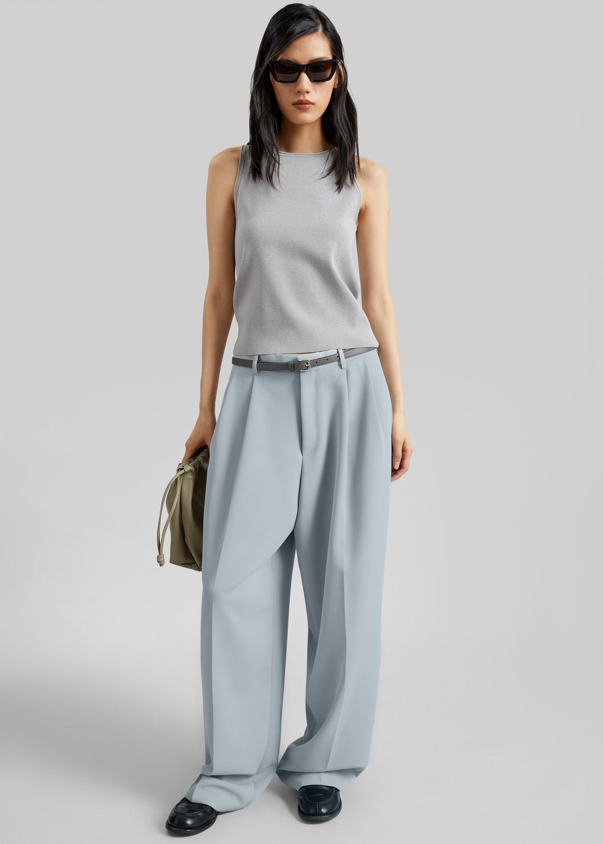 Kinna Knit Sleeveless Top - Grey – view 5 of 8