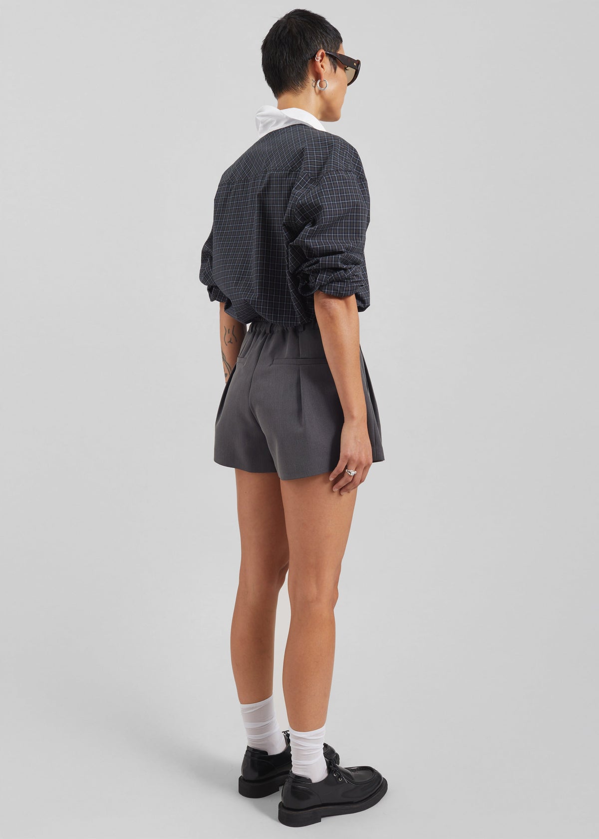 Kinsley Mini Shorts - Grey – view 8 of 10