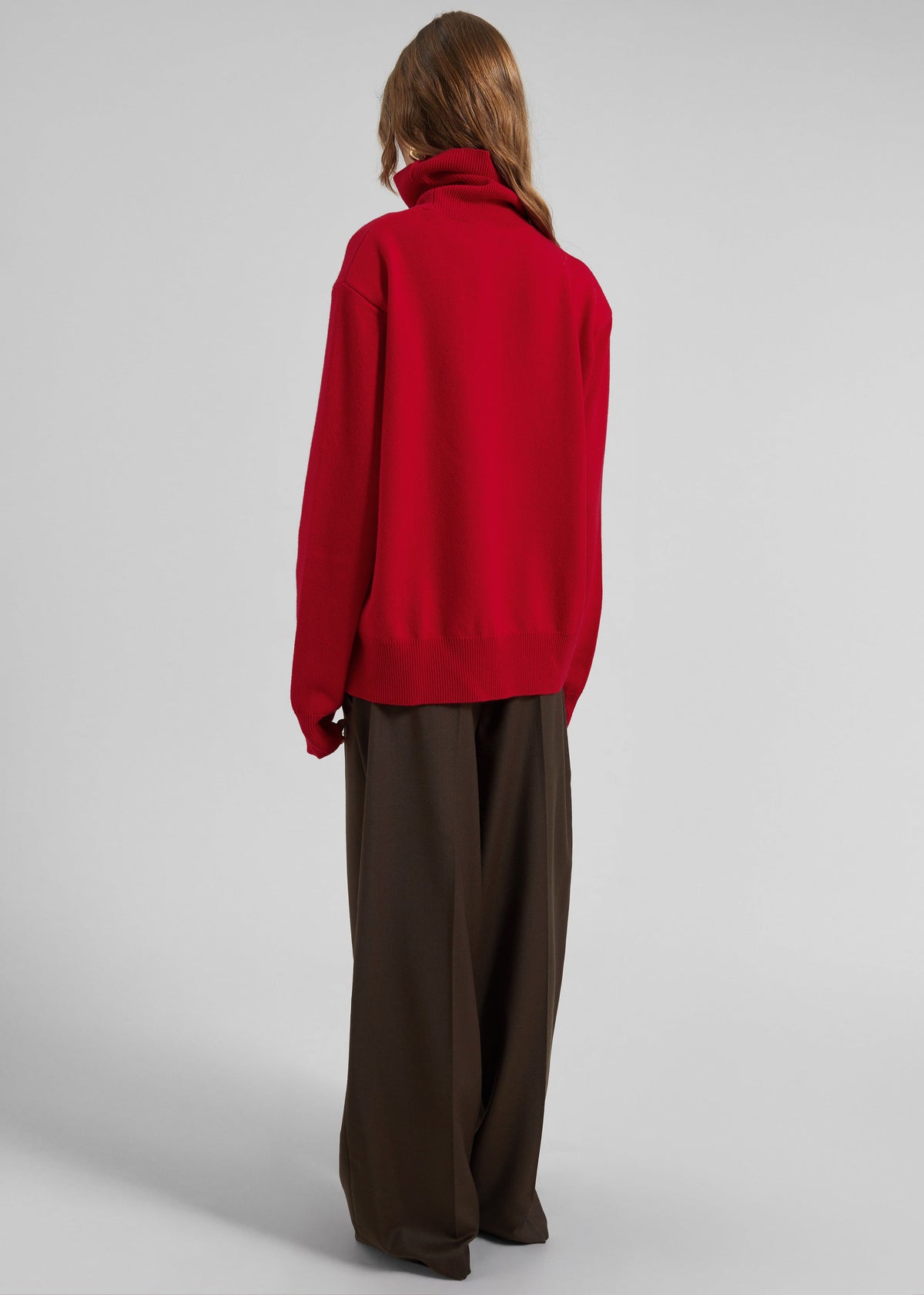 Koler Padded Knit Turtleneck - Red – view 6 of 7
