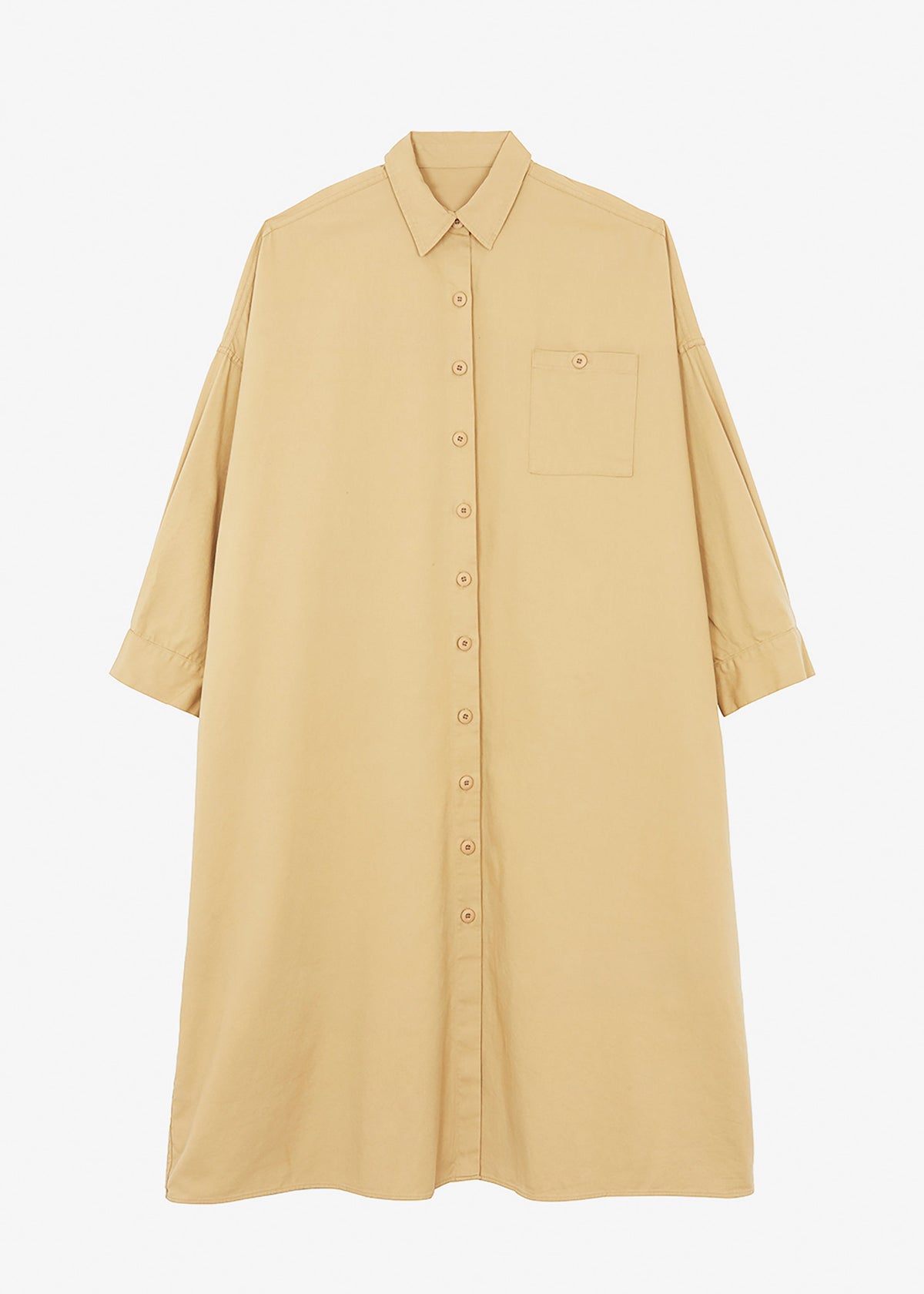 Kason Oversized Shirt Dress - Sahara – view 7 of 7
