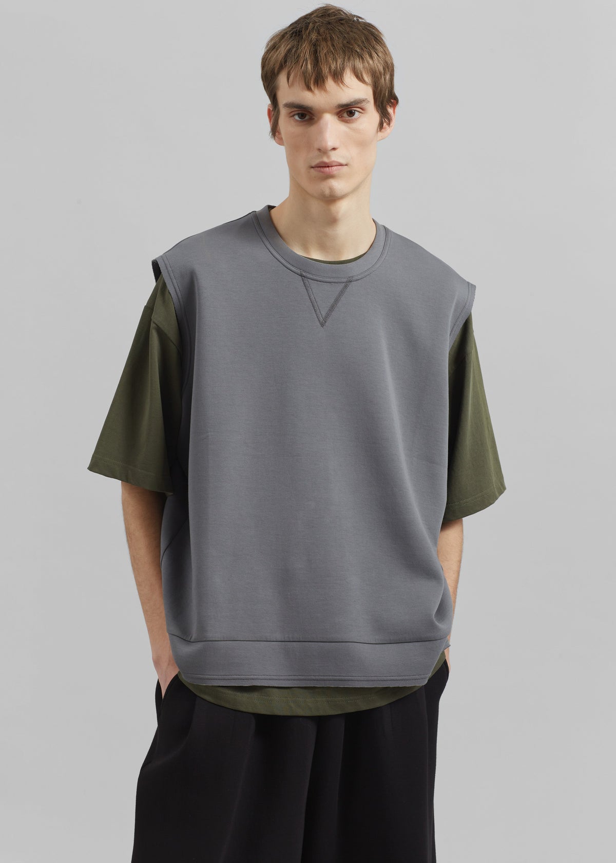 Laos Tank Top - Slate Grey – view 2 of 9