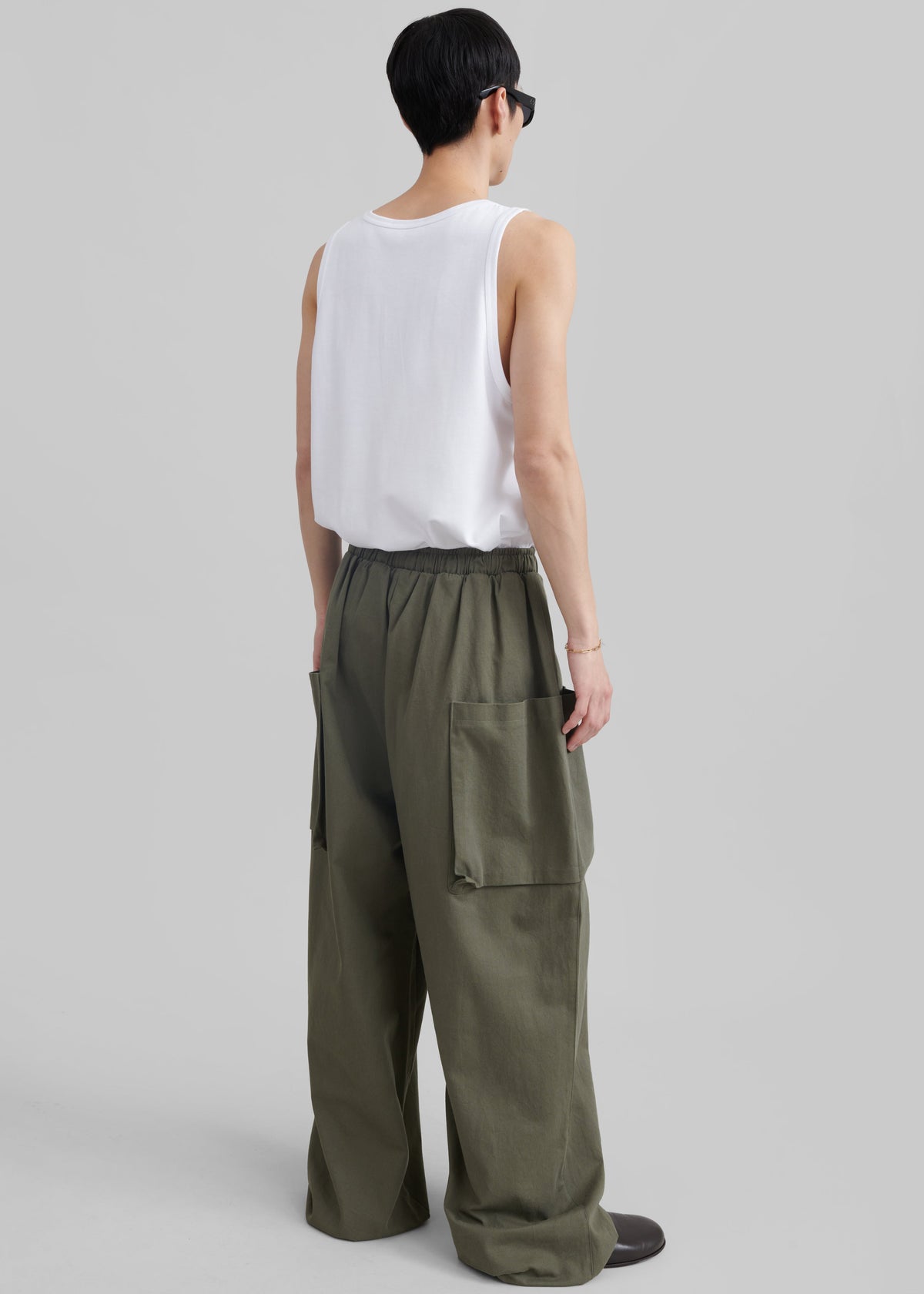 Lauri Drawstring Cargo Pants - Khaki – view 9 of 10