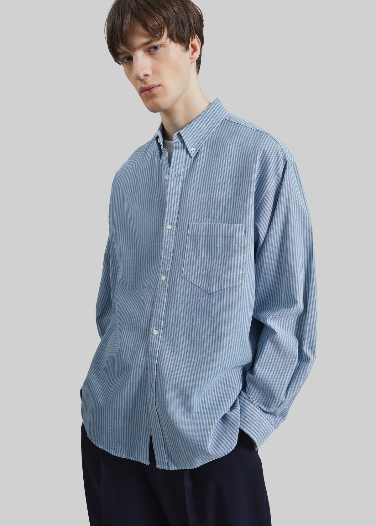 Legan Shirt - Blue Stripe – view 1 of 8