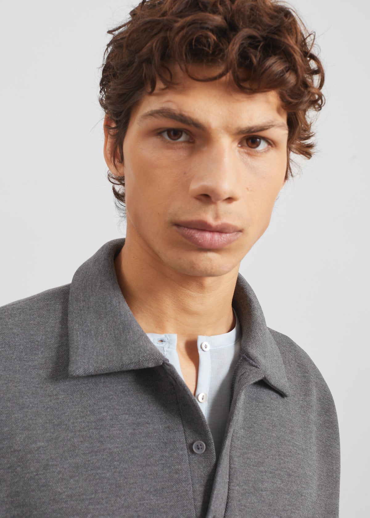 Lenham Polo Sweatshirt - Grey – view 3 of 8
