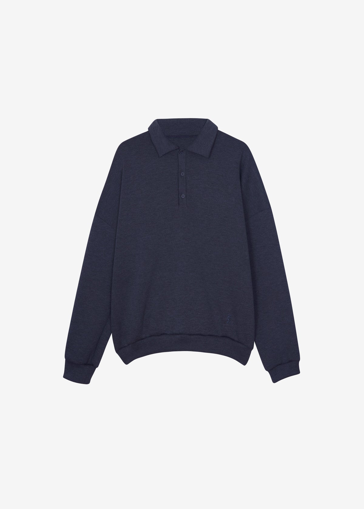 Lenham Polo Sweatshirt - Navy – view 9 of 9