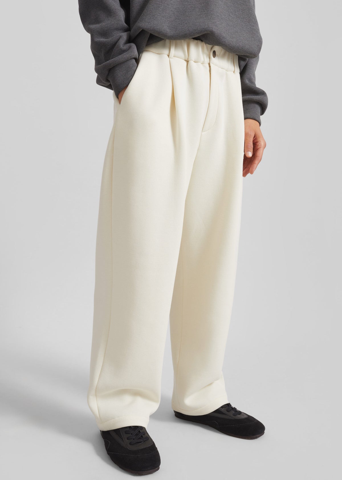 Lenham Straight Pants - Ivory – view 1 of 8