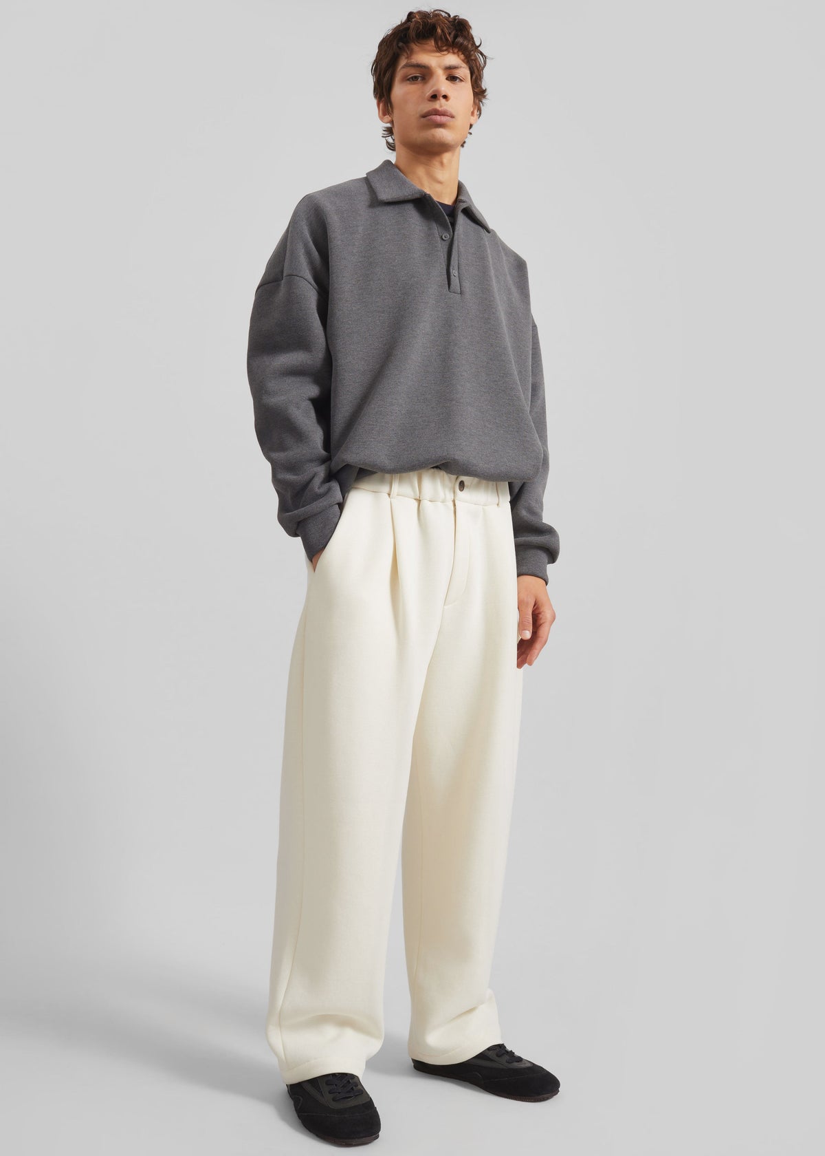Lenham Straight Pants - Ivory – view 2 of 8