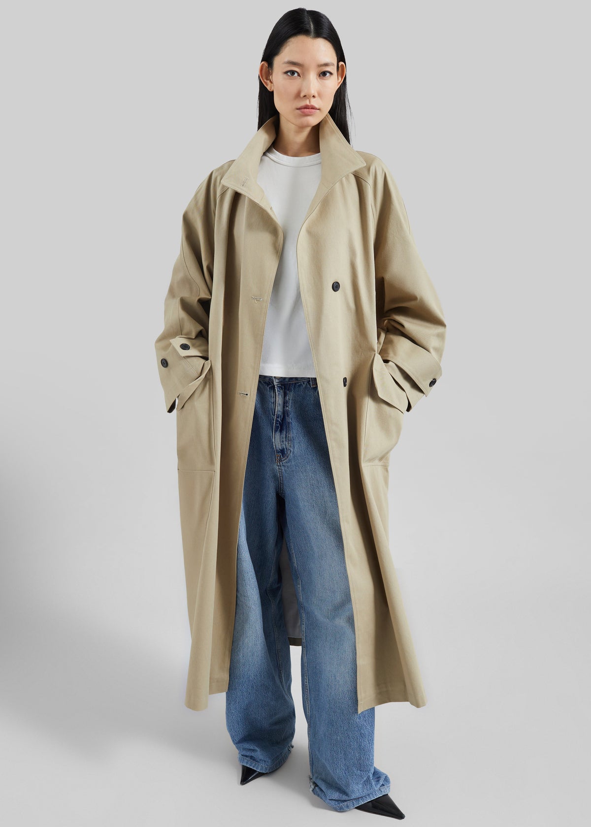 Lenoir Trench Coat - Beige – view 7 of 9