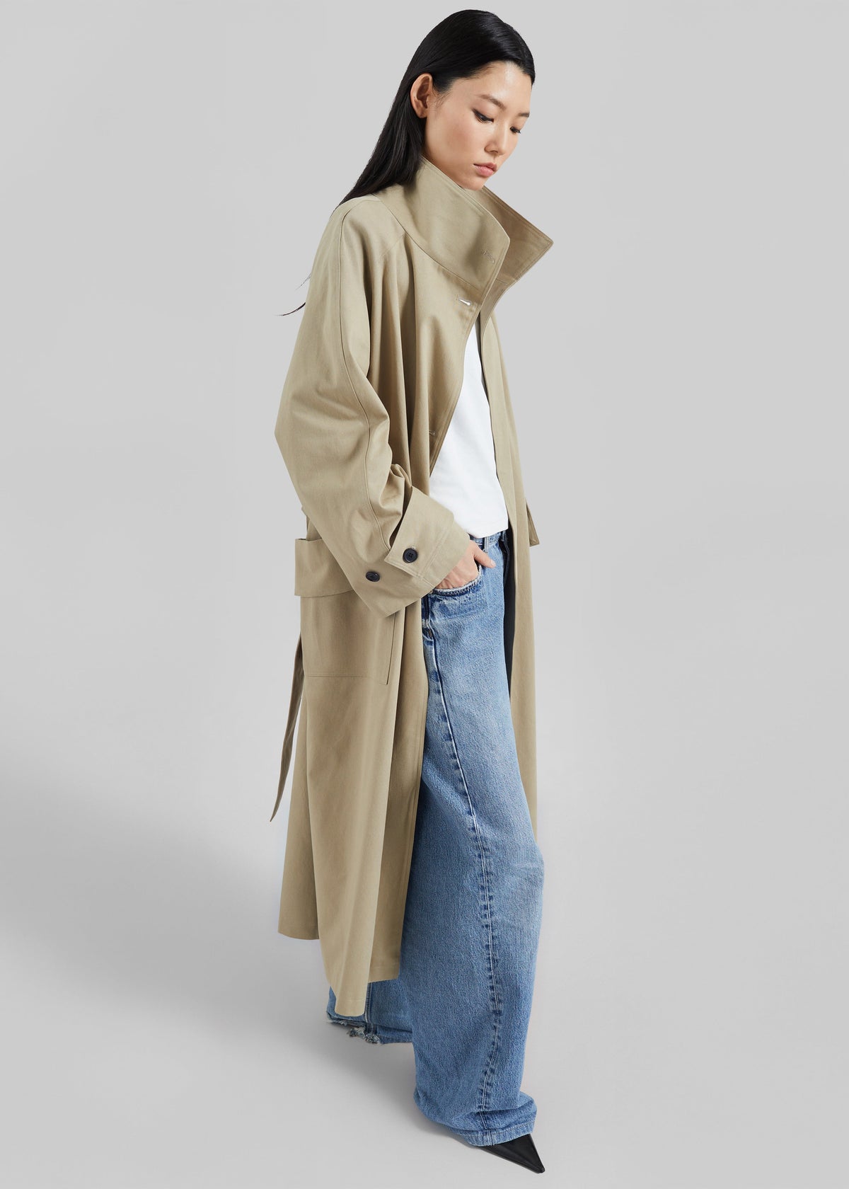 Lenoir Trench Coat - Beige – view 1 of 9