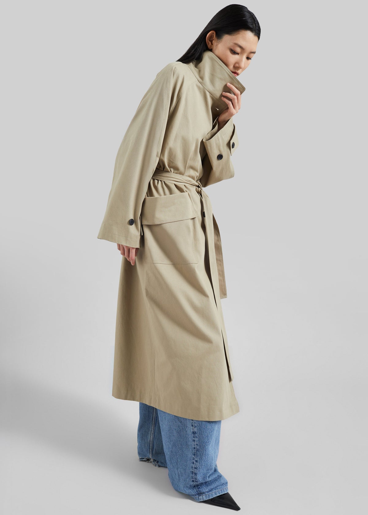 Lenoir Trench Coat - Beige – view 6 of 9